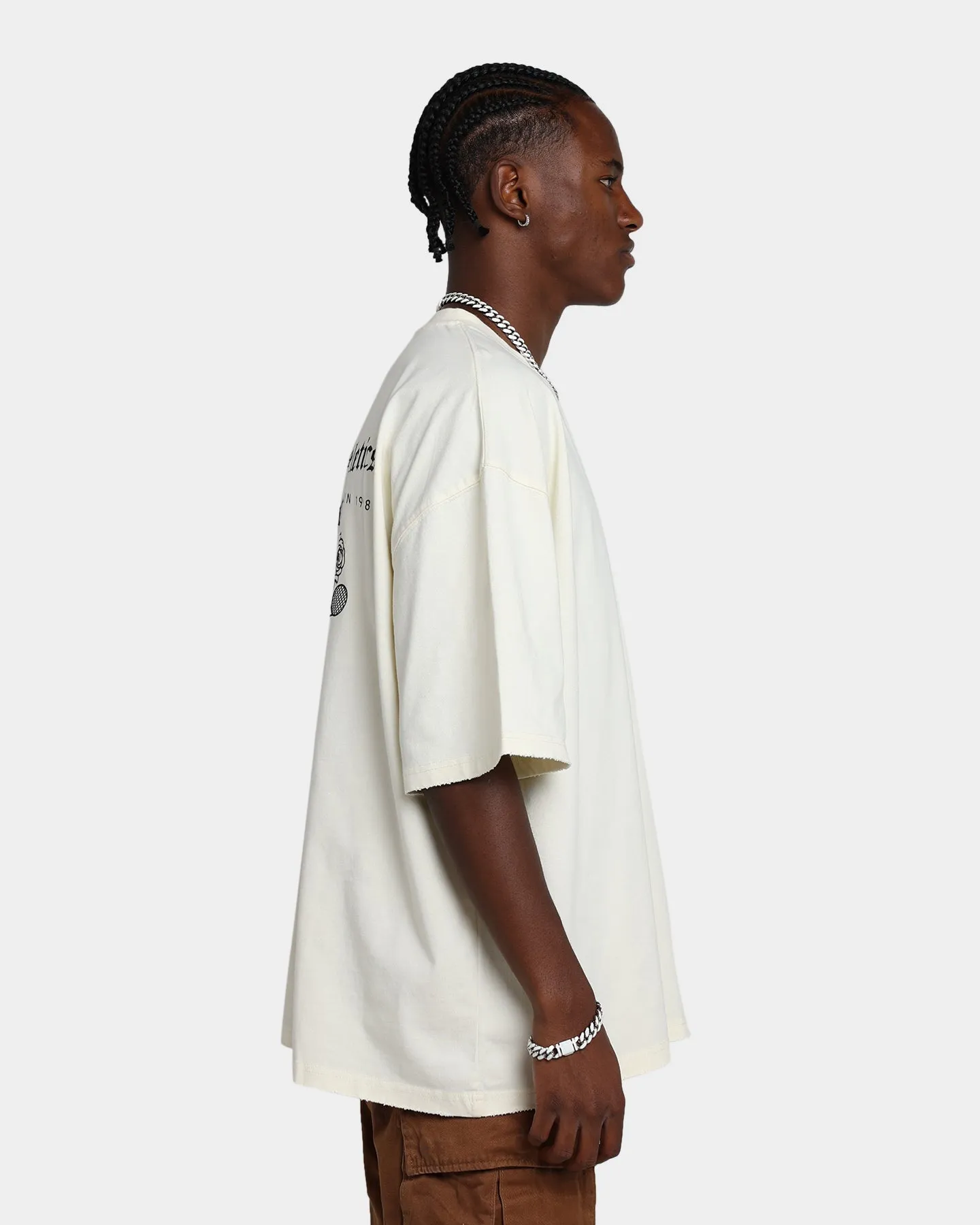 404 Premium Athletics Raw T-Shirt Off White