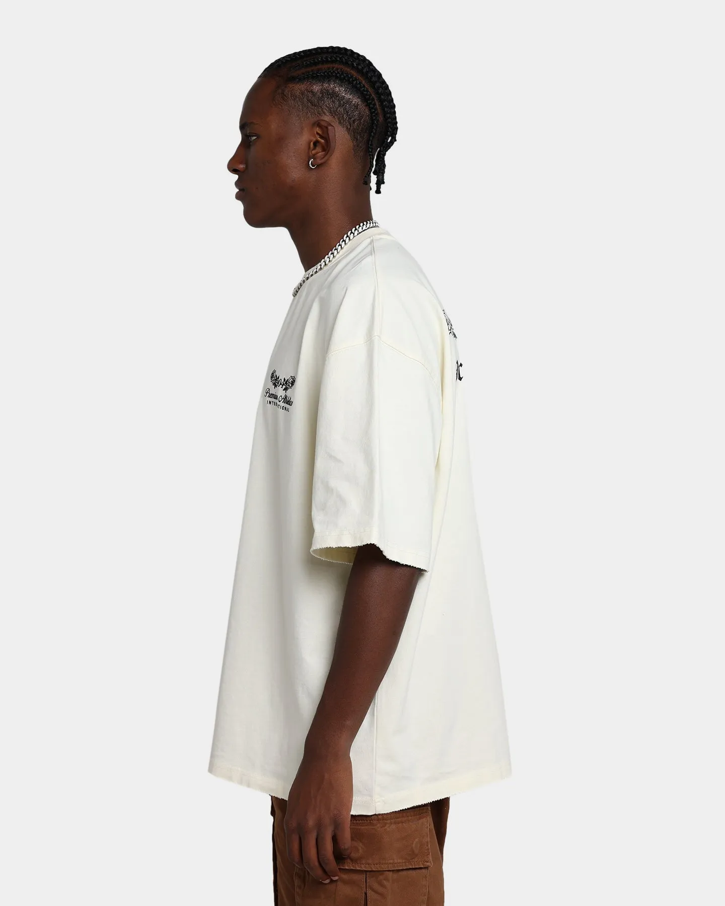 404 Premium Athletics Raw T-Shirt Off White