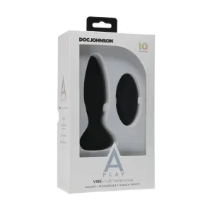 A-Play Vibe Adventurous Rechargeable Silicone Anal Plug with Remote