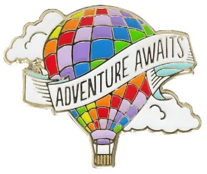 Adventure Awaits Enamel Pin