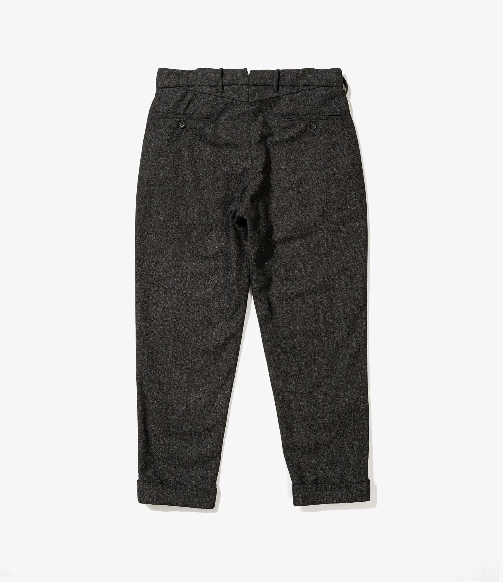 Andover Pant – Charcoal Printed Herringbone