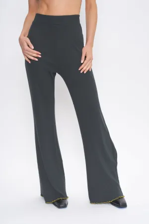 Camden Contrast Seamed Rib Pant