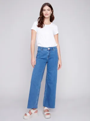 Denim Wide Leg Pant