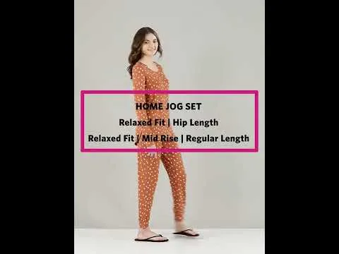 Home Jog Set | Soft & Drapey Printed Lounge Jogger Set