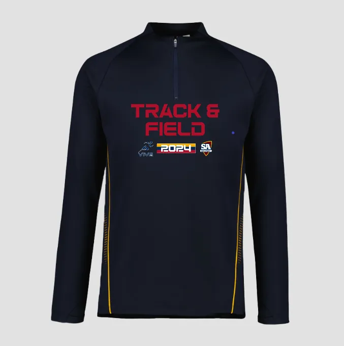 Quarter-Zip Track and Field Event Jacket