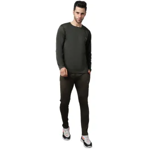 Vimal Jonney Dryfit Lycra Olive Tracksuit for Men